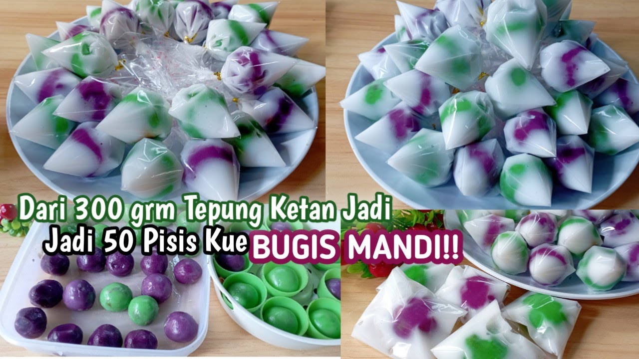 IDE JUALAN MODAL SEUPRIT !! RESEP KUE BUGIS MANDI | KUE TRADISIONAL