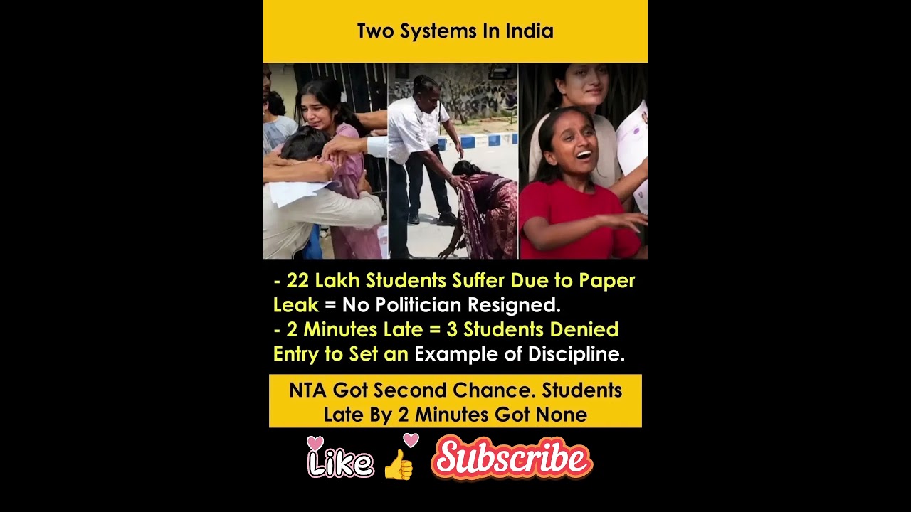 Two Rules, One Country? 🤔Students vs System 😢 #shortsfeed #shortvideo #shorts #neet