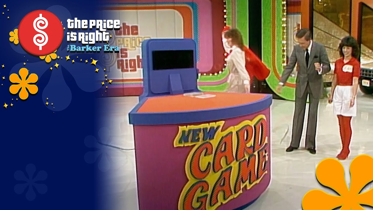 Blooper! Holly Kicks Away Bob Barker’s Mic During NEW CARD GAME Reveal! - The Price Is Right 1983