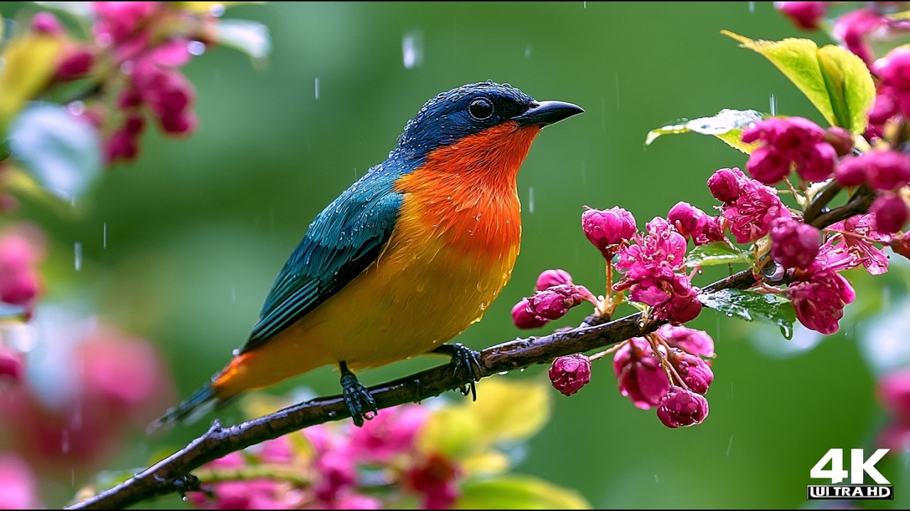 🔴 Beautiful Bird Sounds with Soft Piano 🍃 Calming Music for Mental Clarity, Meditation 🍃LIVE 24/7