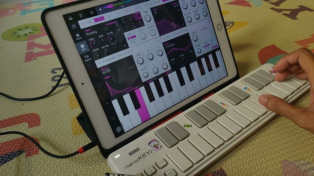 Kavinsky - Nightcall cover (Korg Nanokey2)
