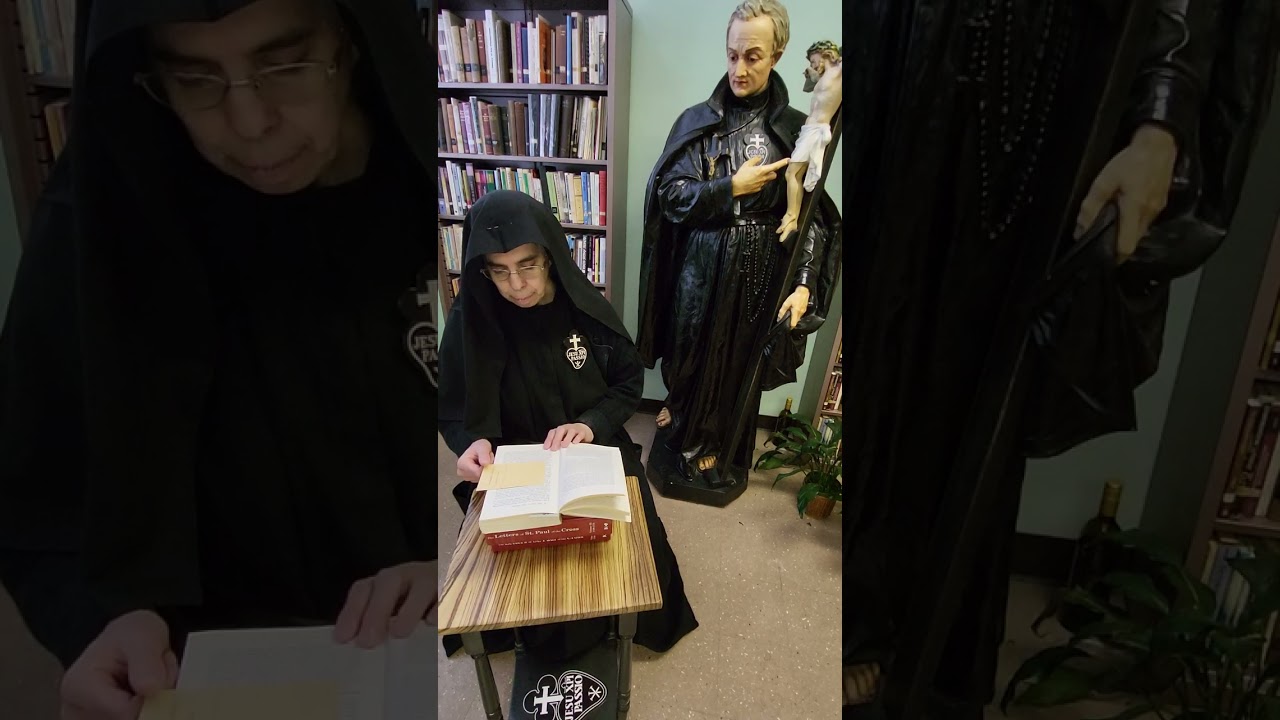 Sister reads Chapter 3 of Apostle of Love An Autobiography of the life of Mother Magdalena CP