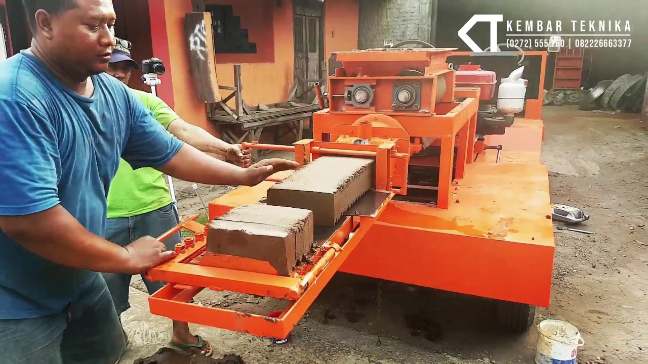 Mesin Cetak Bata Merah Fleksibel, Praktis, dan Efisien