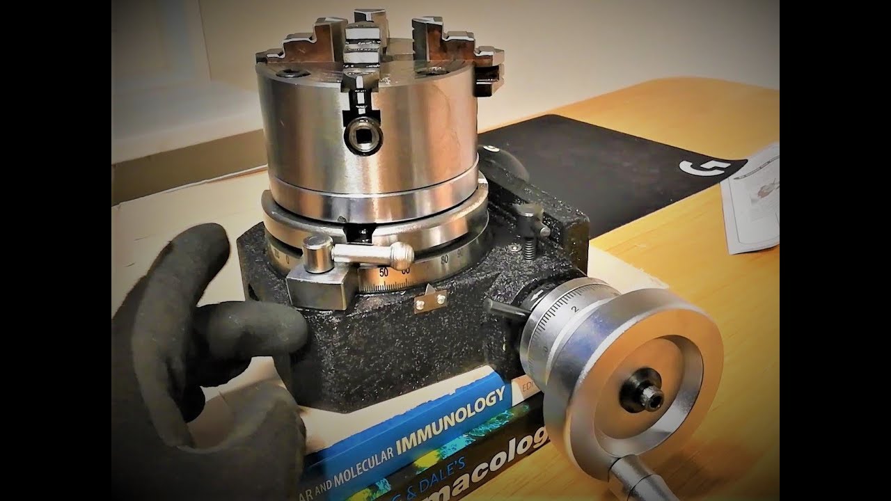 UNBOXING - HV4 ROTARY TABLE + 100MM INDEPENDENT CHUCK + DIVIDING PLATE