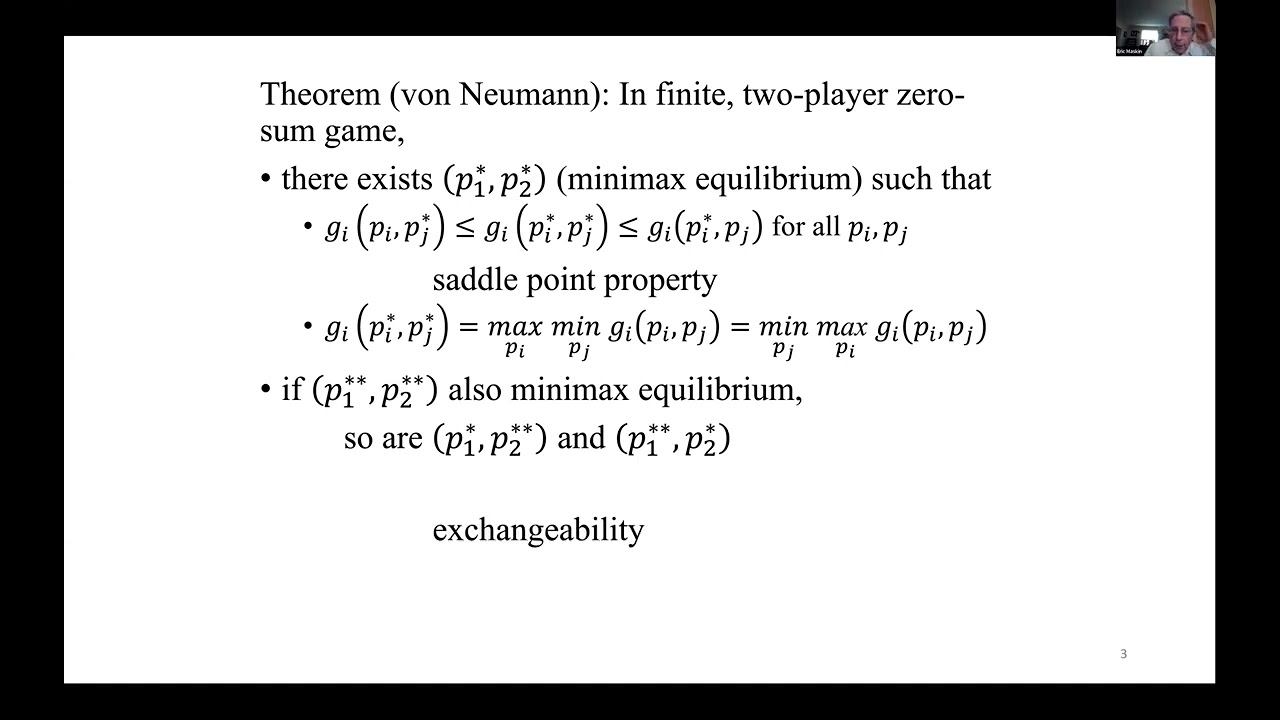 Eric Maskin | Mechanism Design