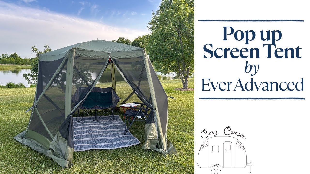 Ever Advanced Pop Up Screen Tent for Camping - Setup and Take Down