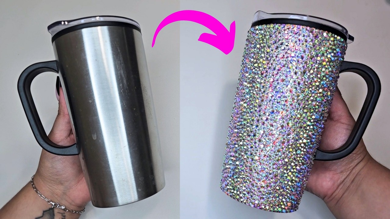 HOW TO BLING A TUMBLER ✨️