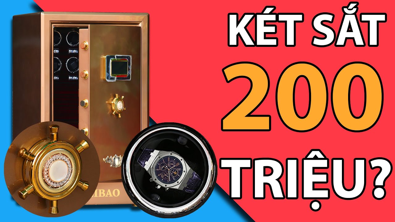 Két sắt 200 triệu có gì hot? Review két sắt siêu cao cấp đầu tiên tại Việt Nam