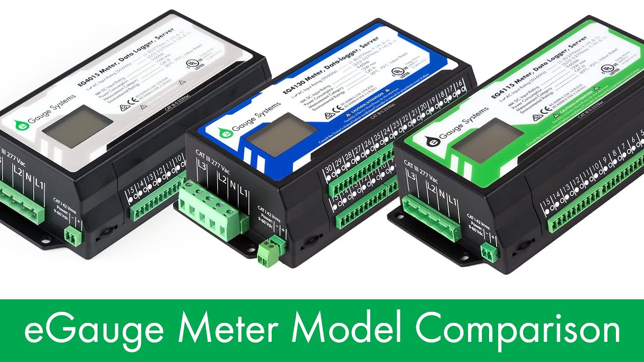 eGauge Overview and Model Comparison