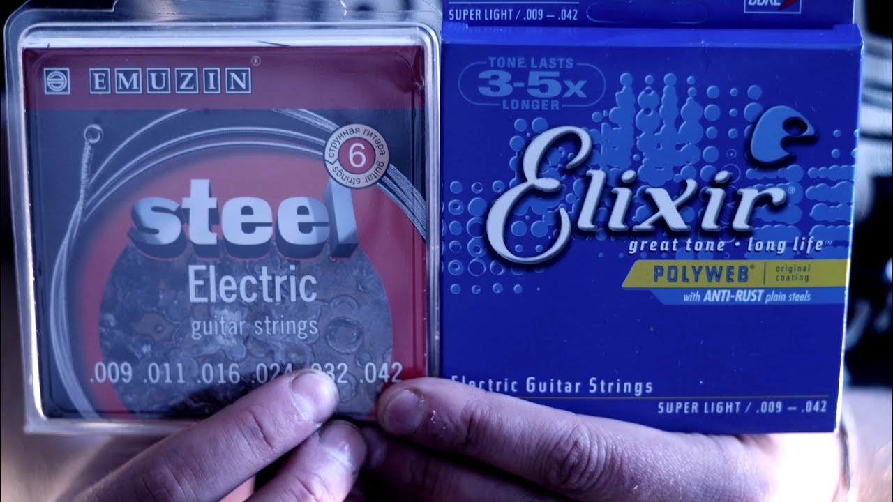 Gear Review: Emuzin VS. Elixir strings