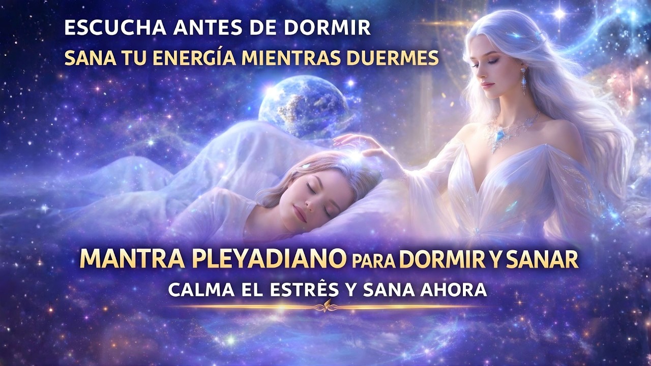 ✨ MANTRA PLEYADIANO PARA DORMIR PROFUNDO 🛌 Activa SANACIÓN y ELEVA tu VIBRACIÓN HOY
