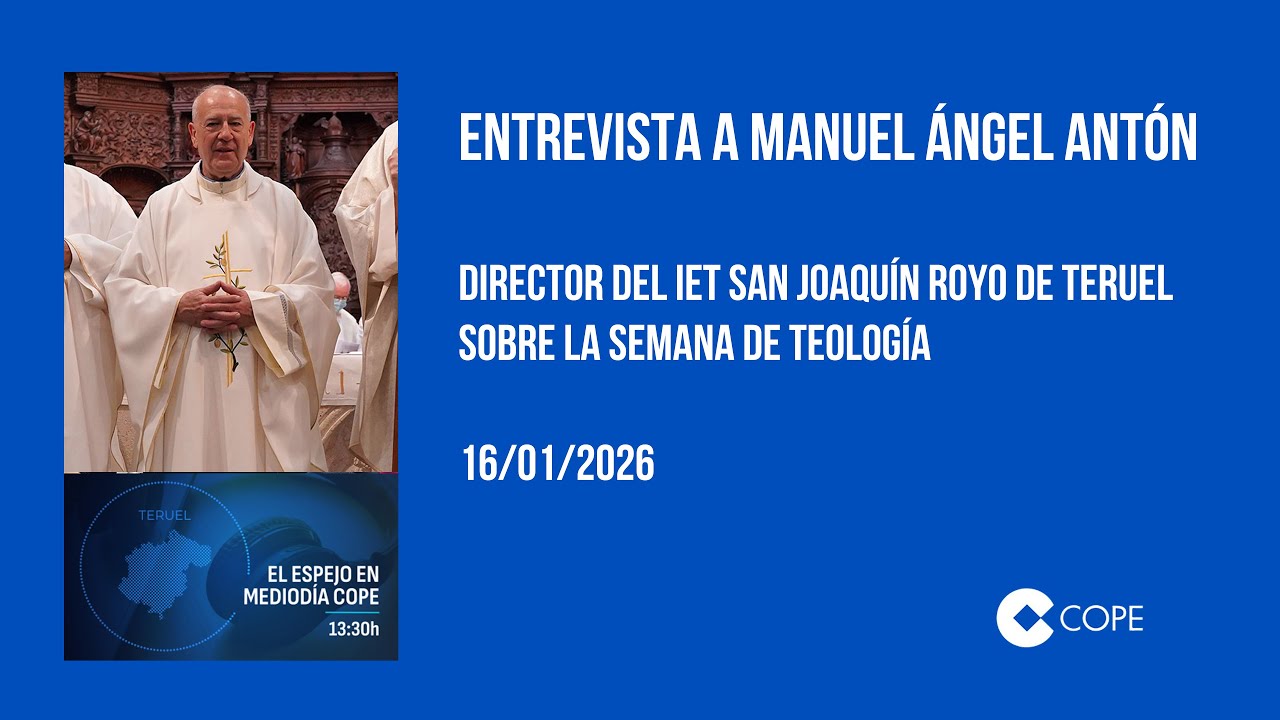 Entrevista a Manuel Ángel Antón, director del IET San Joaquín Royo de Teruel