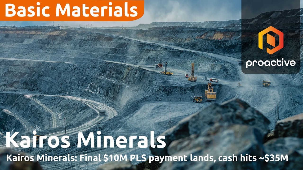 Kairos Minerals: $10M payment, Mt York Resource growth