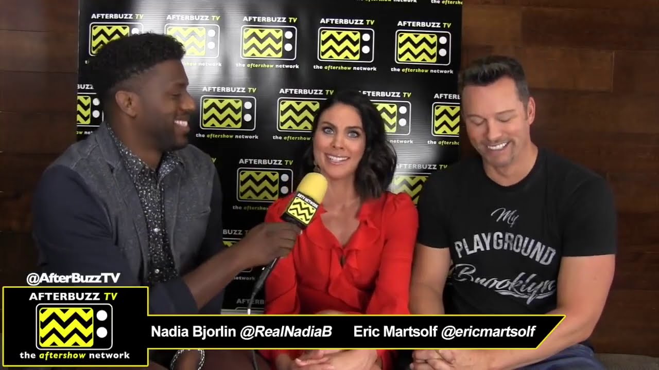 Nadia Bjorlin and Eric Martsolf at the 2018 Day of Days Event