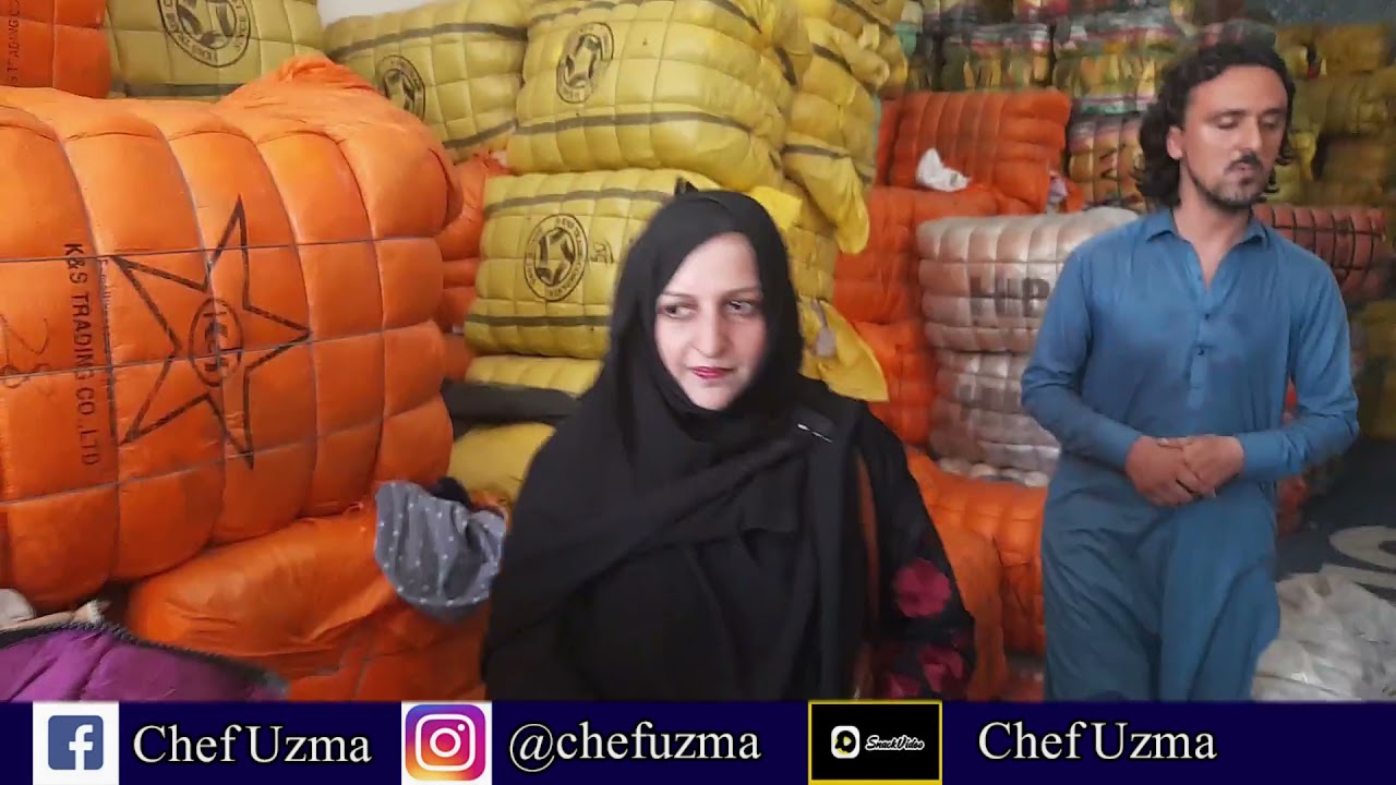 Shershah Godam Lunda Market In Karachi/Bacha Khachra/Used Cloth Business/Sardi Ka Mal/Chef Uzma