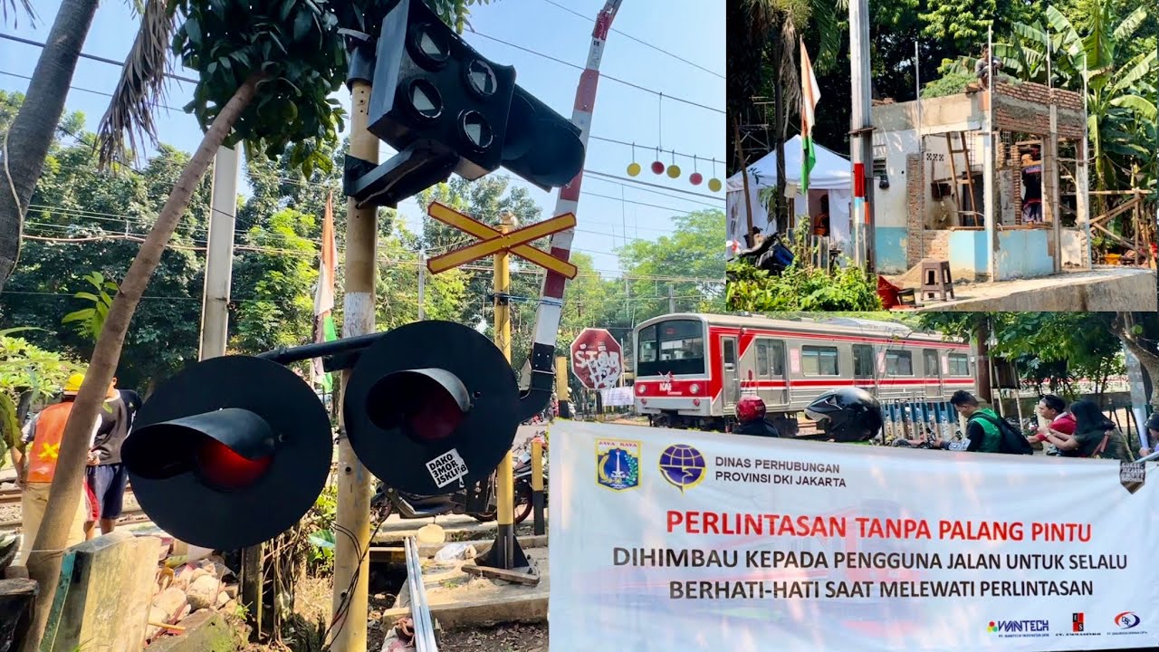 AKAN DIGANTI PALANG BARU!? Perlintasan Kereta Api Tanah Kusir Jakarta Selatan Revisited