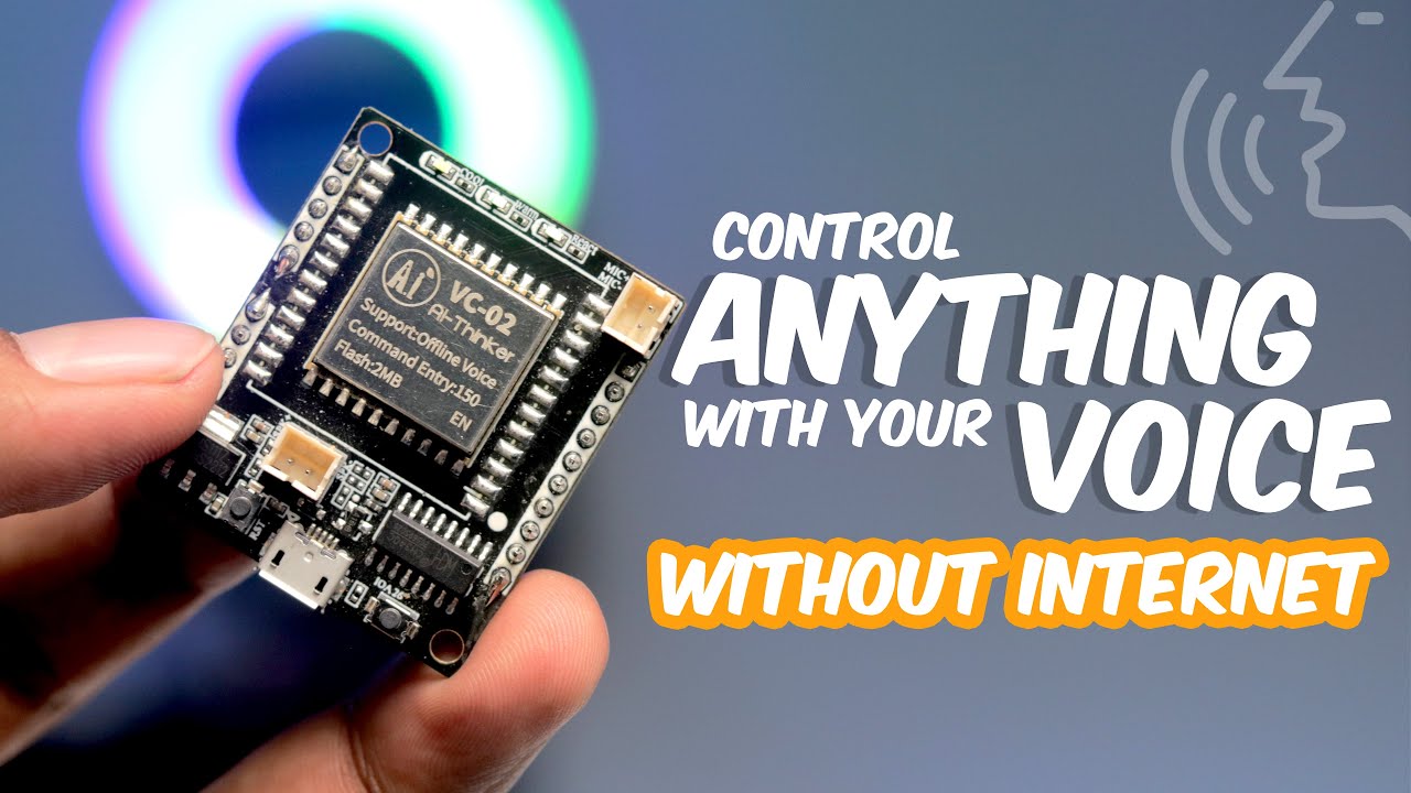Add Custom Voice Control to any Project using this Module without Internet | VC02 Module