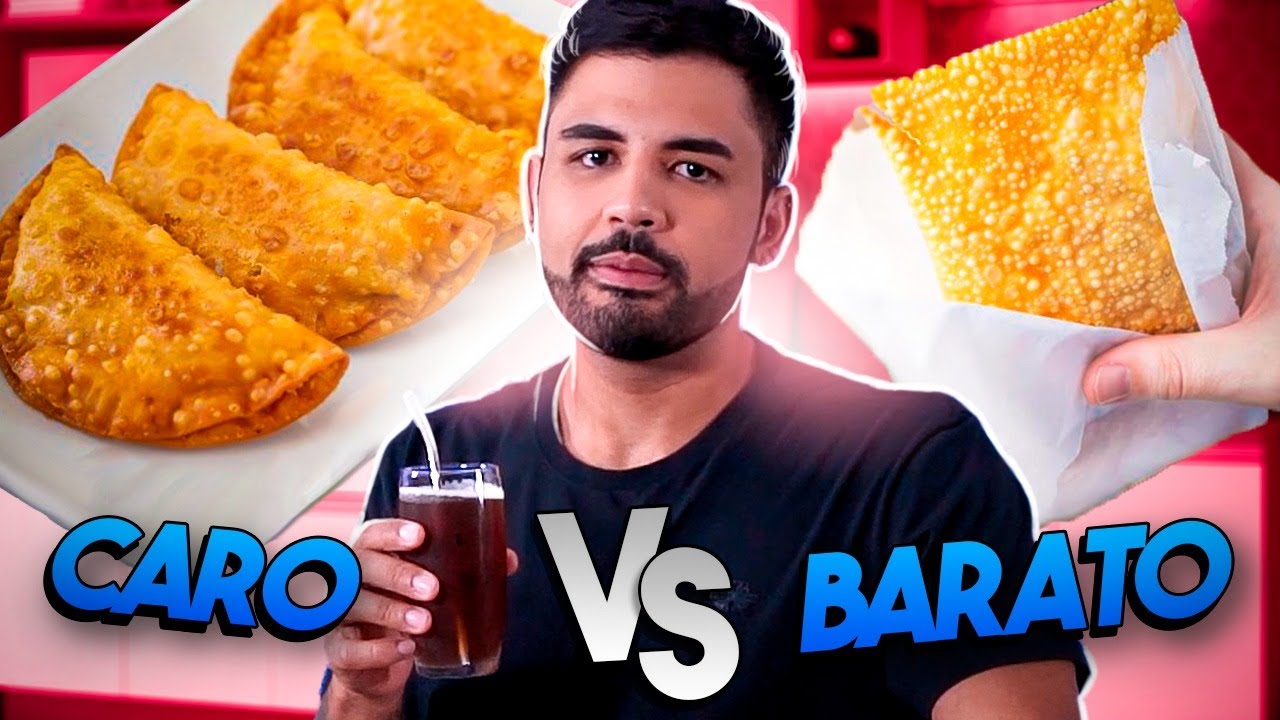 PASTEL DE 45 REAIS X 6 REAIS - CARO X BARATO