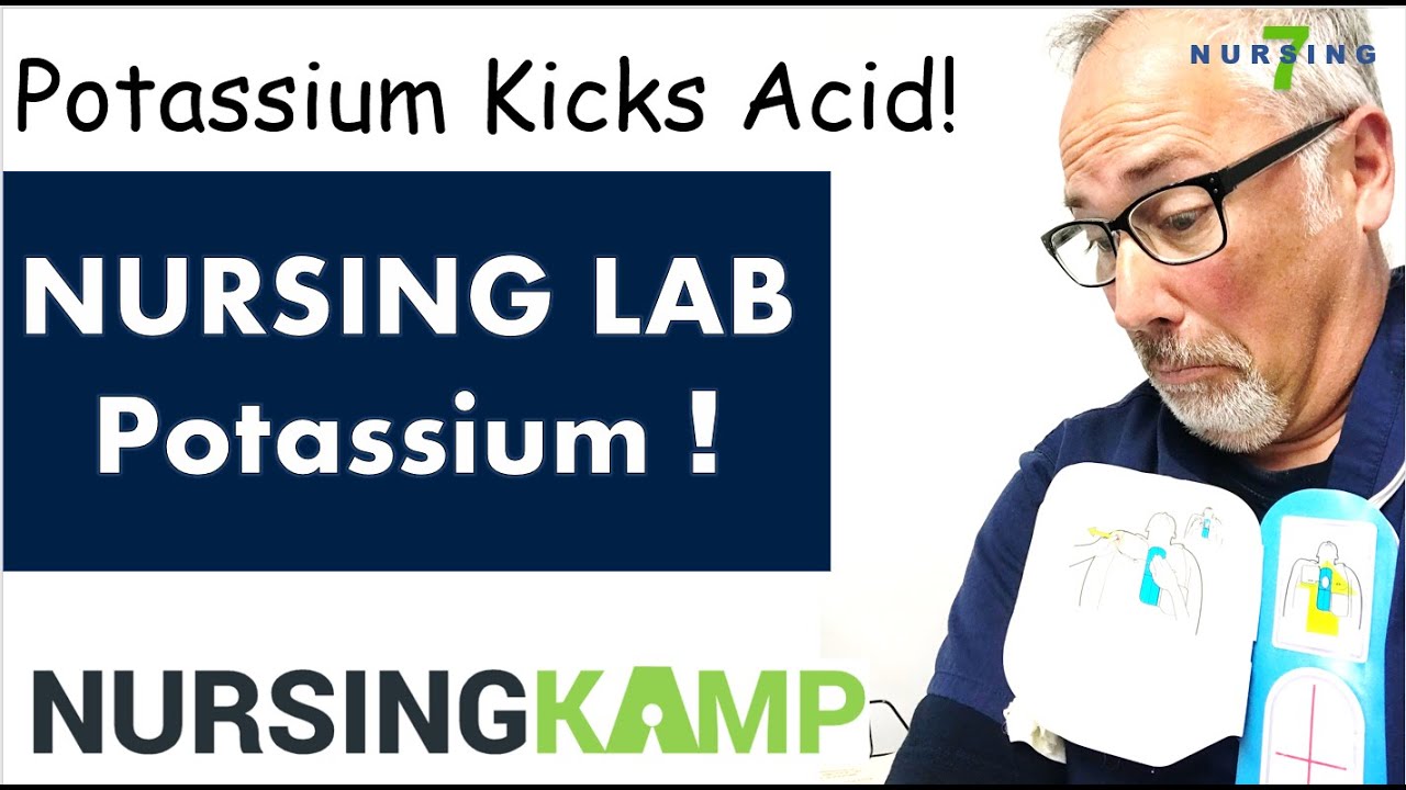 Potassium Lab Fishbone Course Hyperkalemia Hypokalemia Nursing KAMP