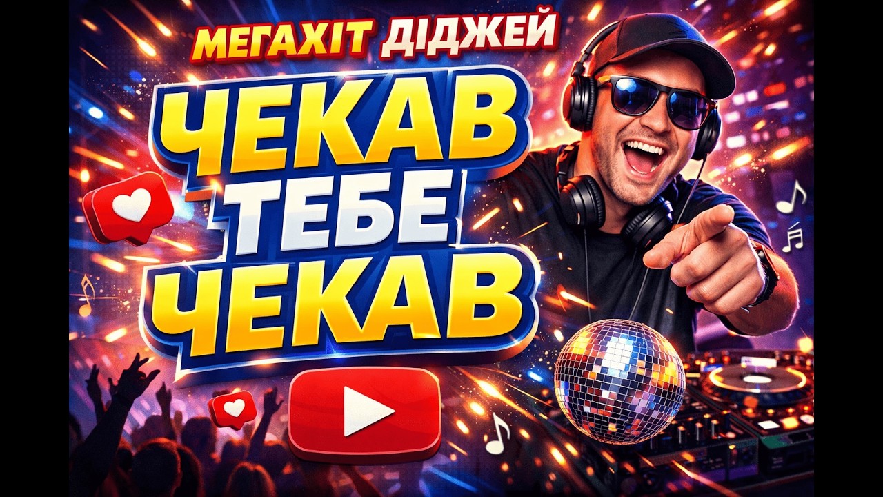 МЕГАХІТ DJ!!! ЧЕКАВ ТЕБЕ ЧЕКАВ.