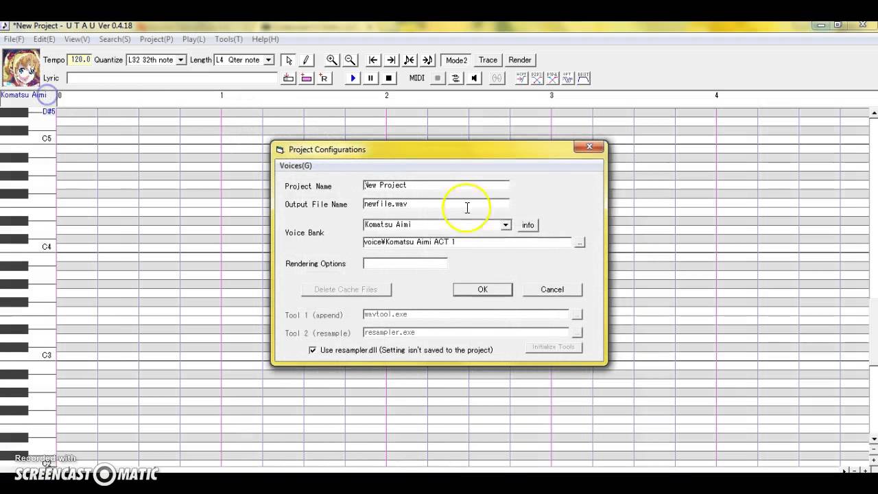 How to add a picture,sample and oto your UTAU's VB + MORE!