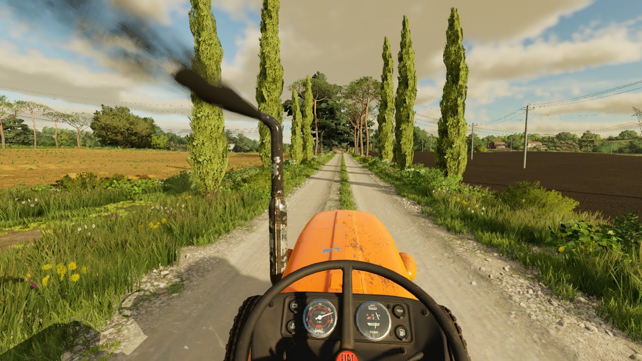 FS22 LAND OF ITALY | 37 | Il FIAT 480, salvato dal cannello, in ranghinatura con la Krone Swadro