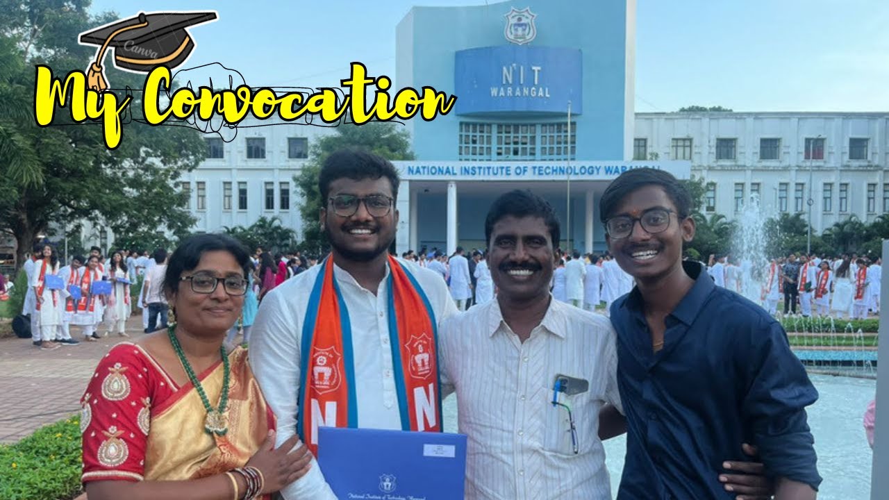 Finally I'm Graduated 🎓🎓 | NIT Warangal Convocation 2023