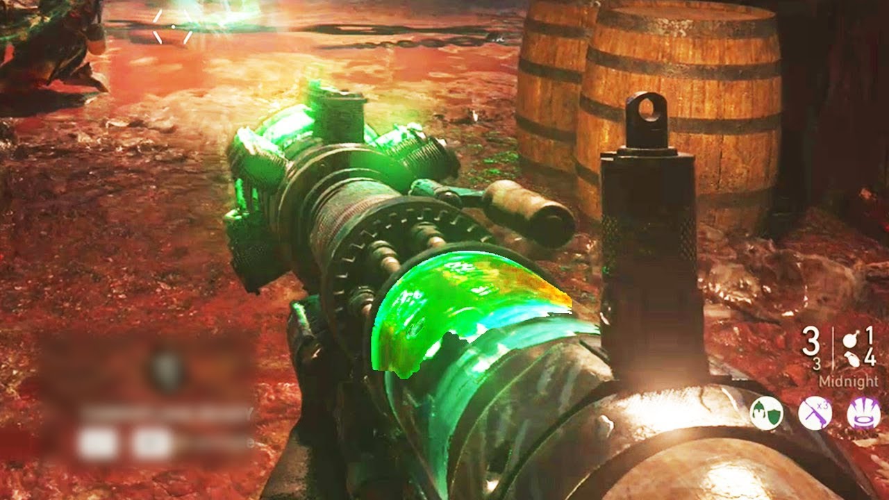 WW2 ZOMBIES EASTER EGG: TESLA GUN UPGRADE TUTORIAL! MIDNIGHT VARIANT (The Final Reich Easter Egg)