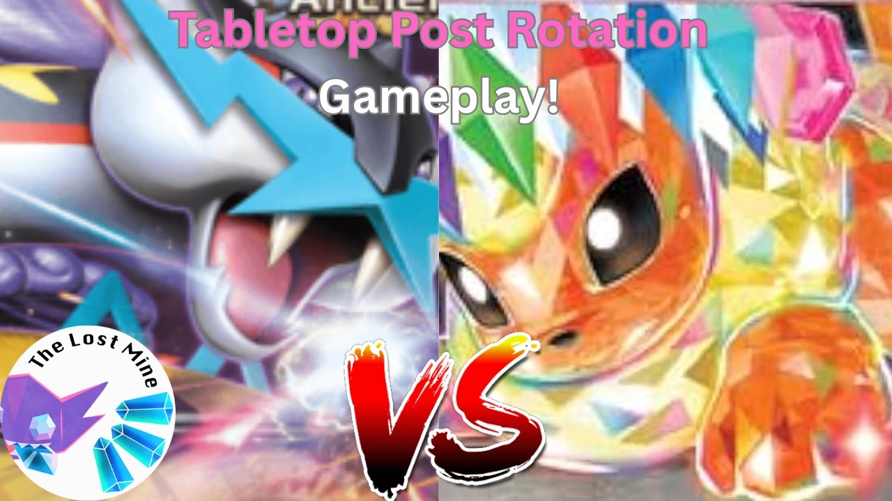 Post Rotation Tabletop Gameplay, Raging Bolt vs Flareon!