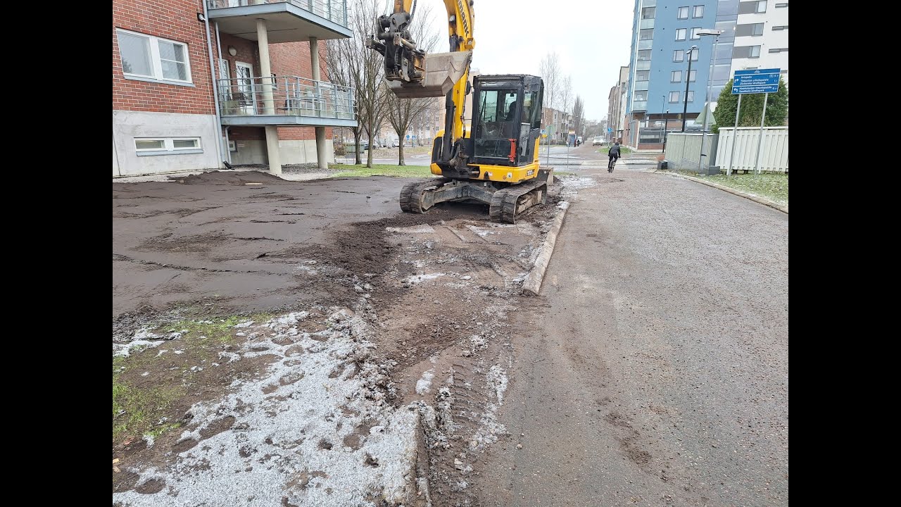 Viemärin korjaus osa 3. #Syksy2025 #jcb100c-1