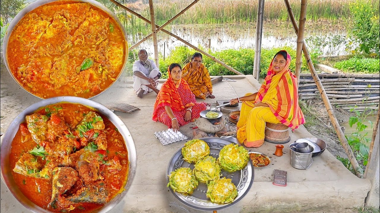 ডিম দিয়ে বাঁধাকপির এই রান্নার স্বাদ মুখে লেগে থাকবে সাথে সার্ডিং মাছের ঝাল || fish curry recipe