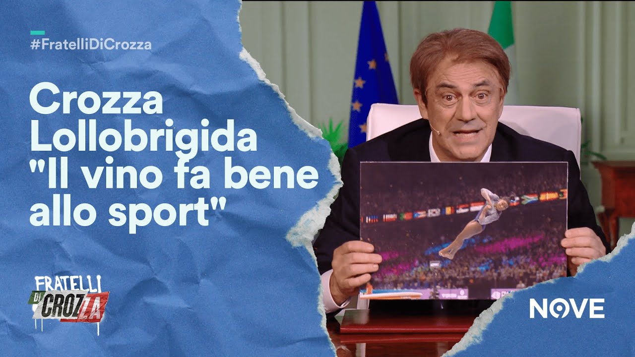 Crozza Lollobrigida e le sue immancabili figuracce 