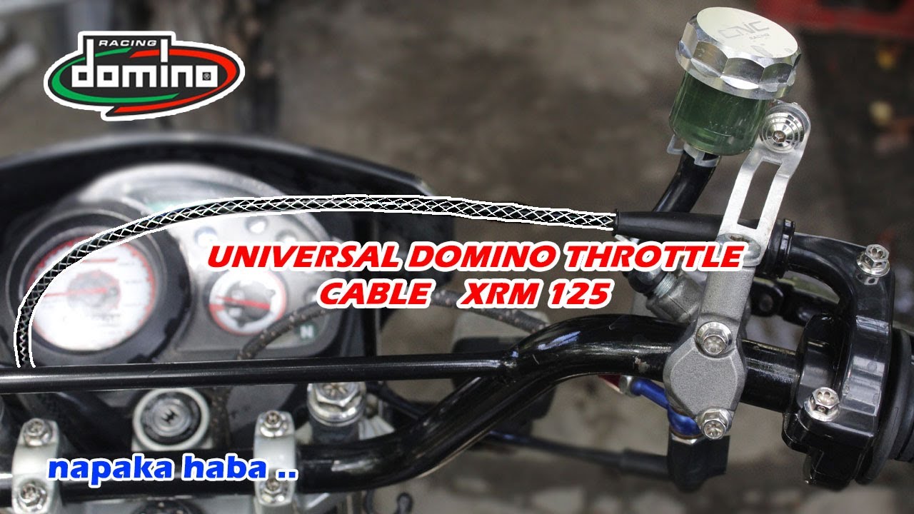 Universal Domino throttle cable Good for streetbike concept (XRM 125) |  MOTOSPYN