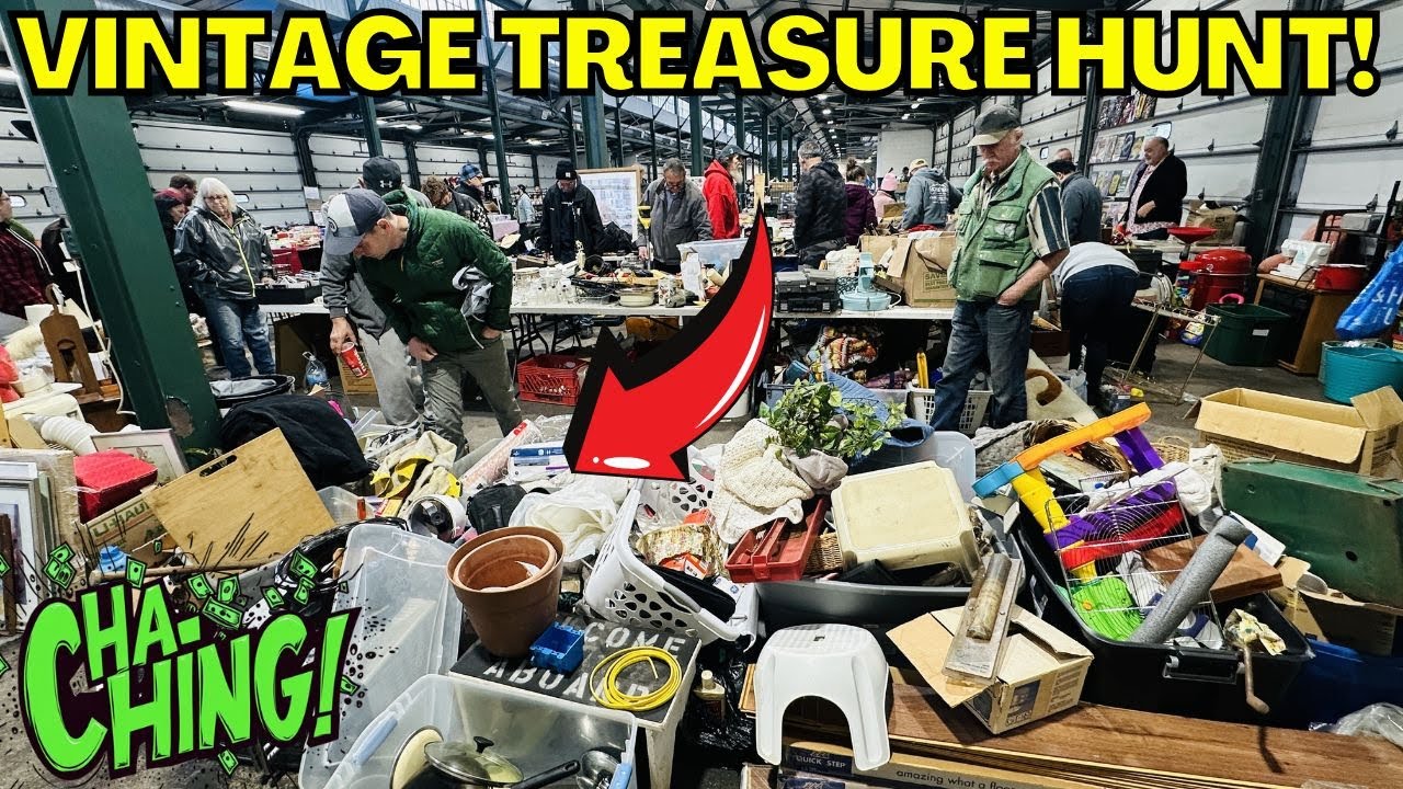 HIDDEN VINTAGE FLEA MARKET TREASURE & BIG MONEY EBAY FLIPS!