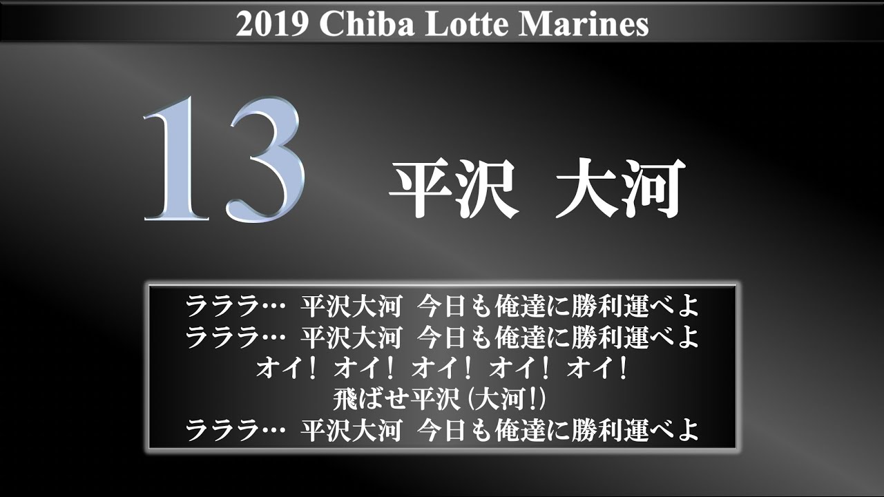 2019 千葉ロッテマリーンズ 全選手応援歌メドレー