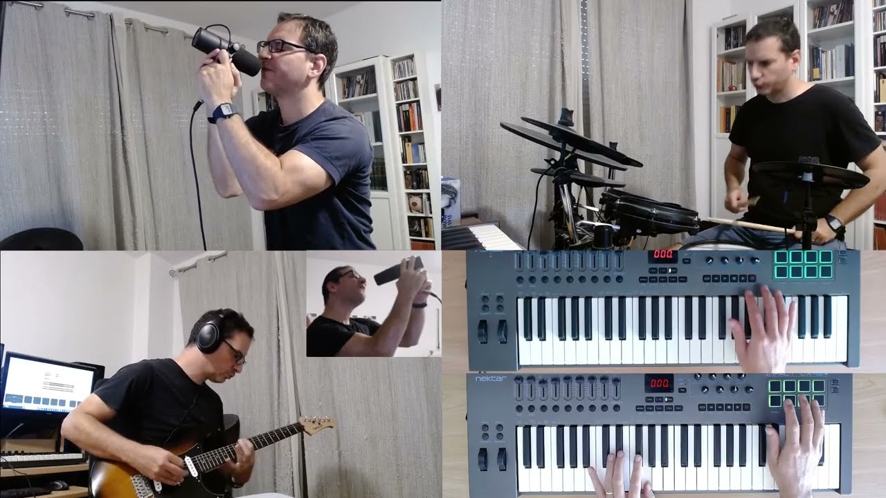 “I played every instrument on Depeche Mode’s ‘Personal Jesus’ (split screen cover)”