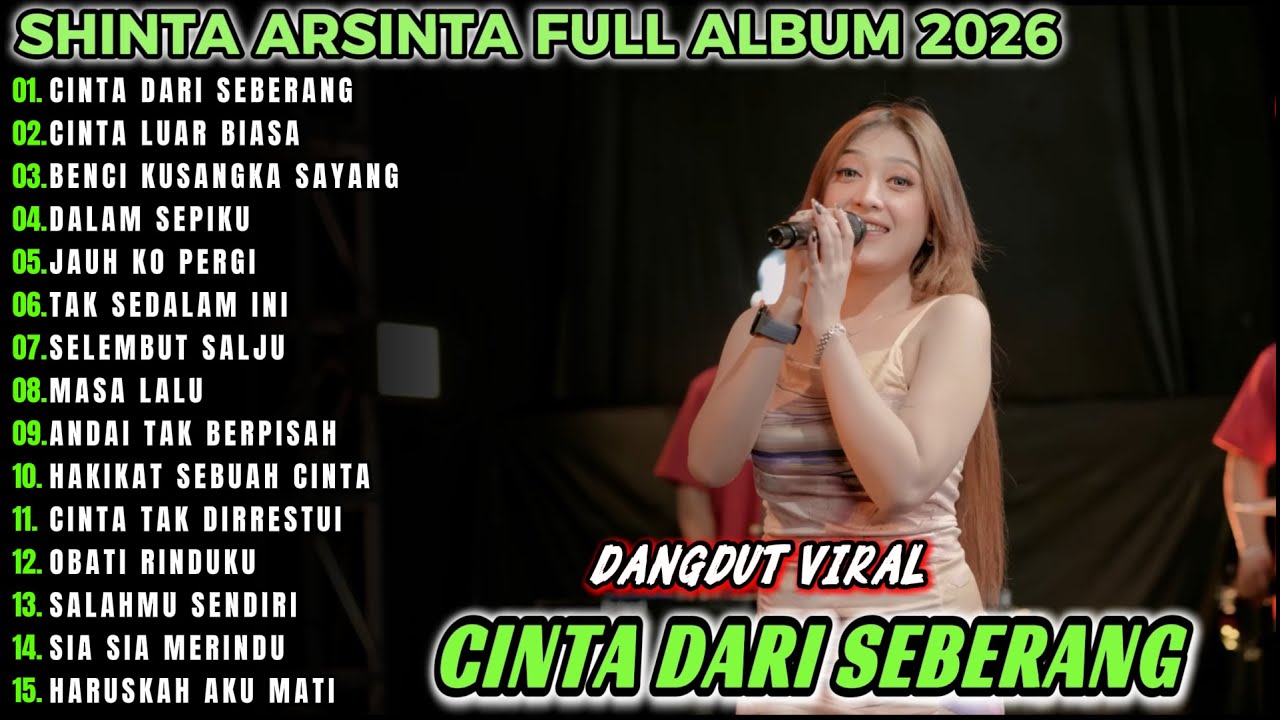 CINTA DARI SEBERANG  SINTHA ARSINTA DANGDUT FULL ALBUM TERBARU DANGDUT KOPLO TERBARU!!DINAMI KOPLO