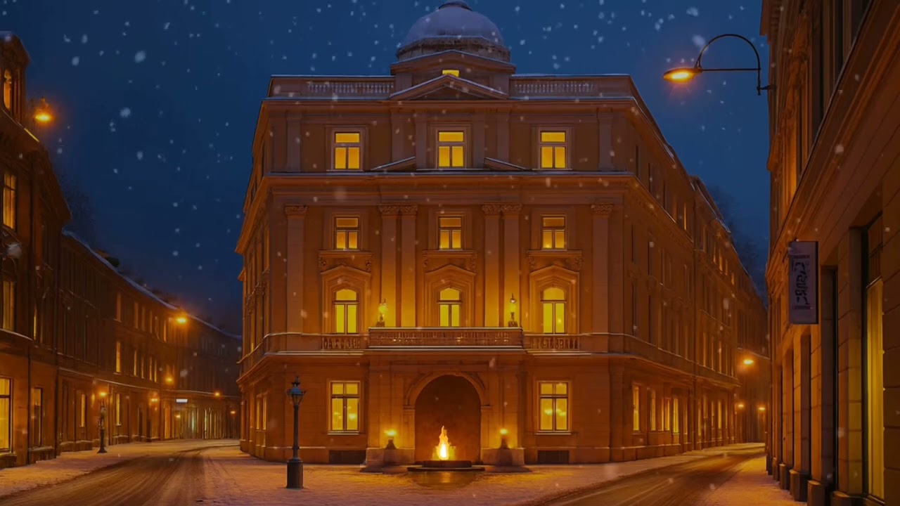 ❄️ SARAJEVO: Vječna vatra pod snijegom | Zimska idila i Relax muzika | Sarajevo Eternal Flame Winter