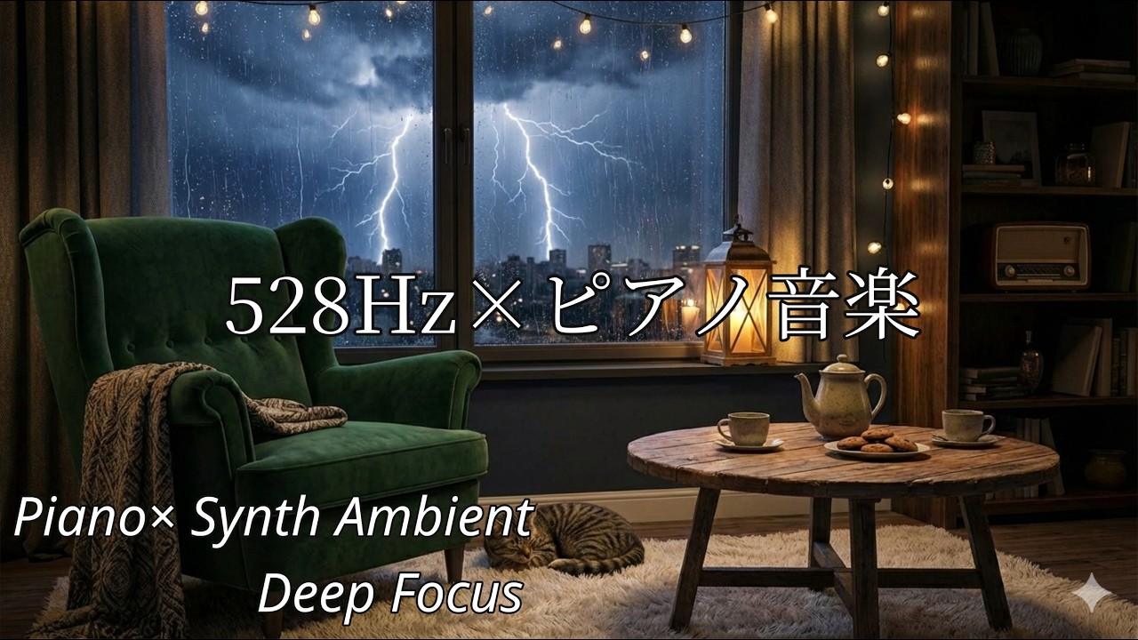 【真夜中の公式】これを聴くと、作業スピードが2倍になる。理屈抜きで没入するピアノ｜作業用BGM