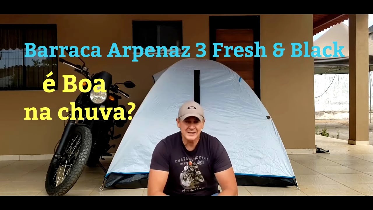 Moto e Acampamento: A Barraca Quechua Arpenaz 3 Realmente Aguenta a Chuva?
