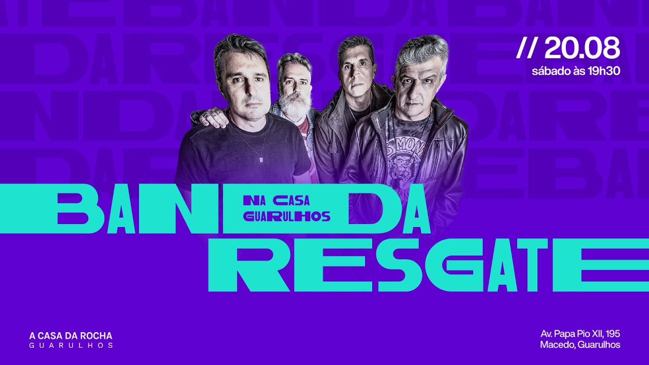 BANDA RESGATE  |  LIVE  -  A Casa da Rocha Guarulhos