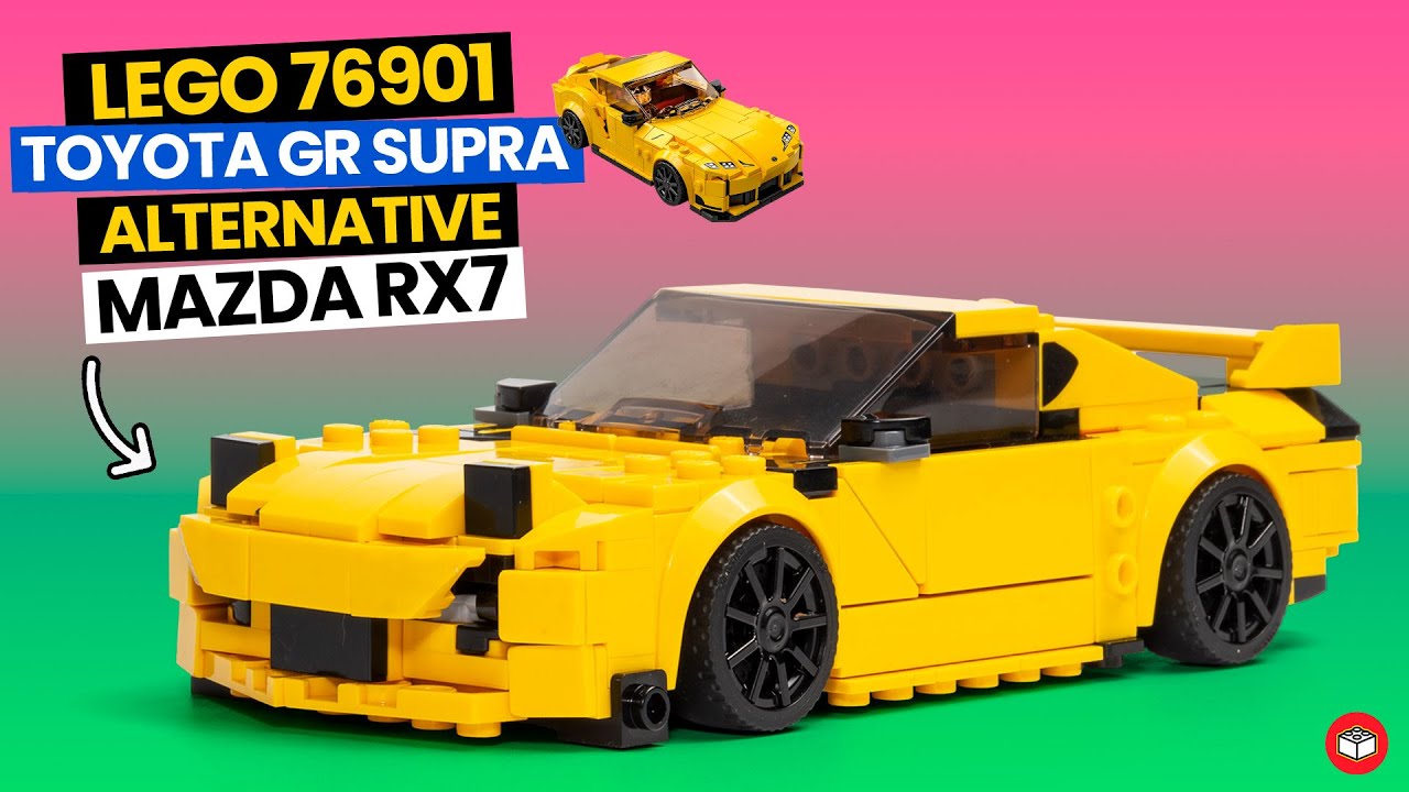 👷🏻‍♂️ ALTERNATE BUILD Lego GR Supra Speed Champions ▶ en Mazda RX7 FD 🚗 SPEEDBUILD 76901