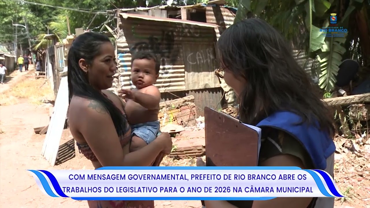 Com mensagem governamental, prefeito da capital abre os trabalhos do Legislativo para o ano de 2026