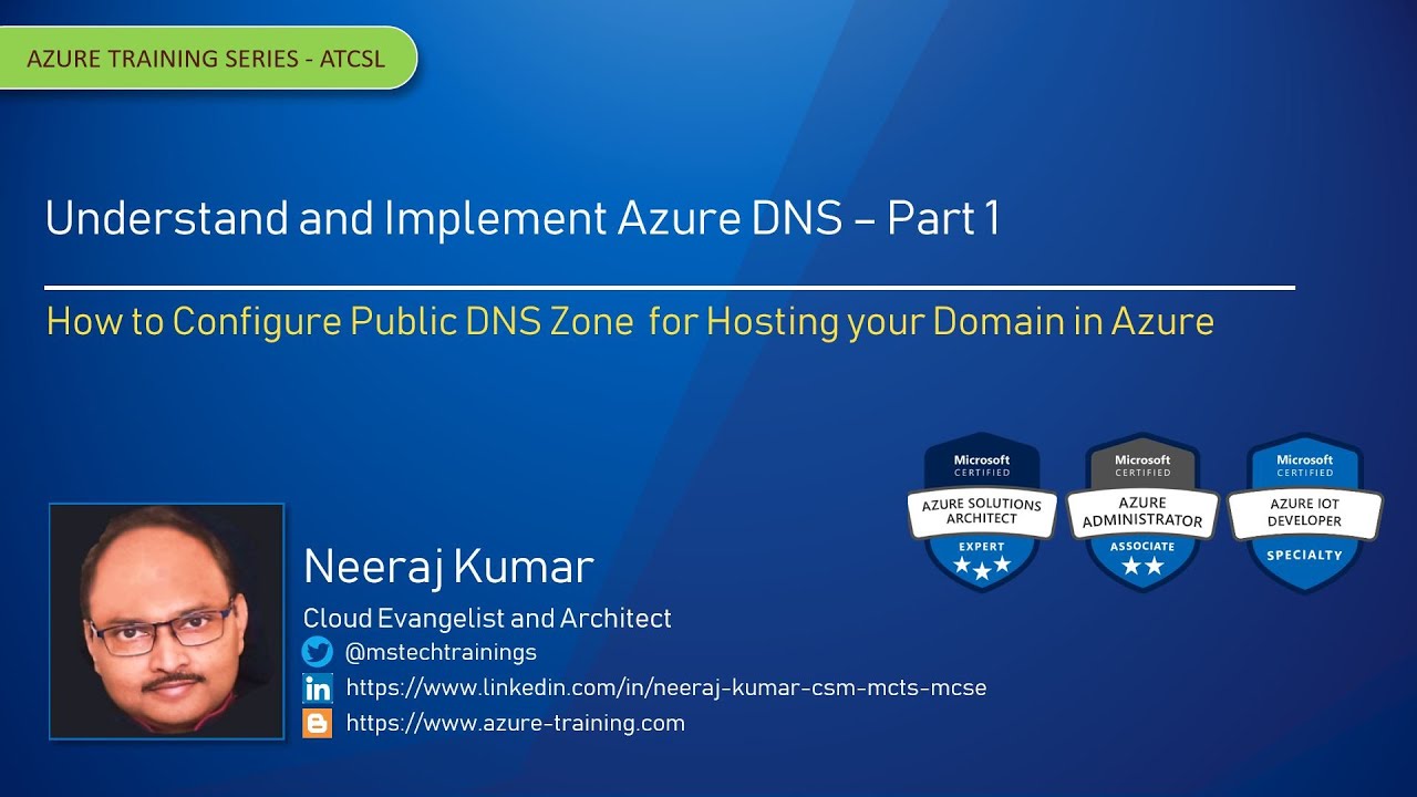 How to Configure Public DNS Zone for Hosting your Domain in Azure