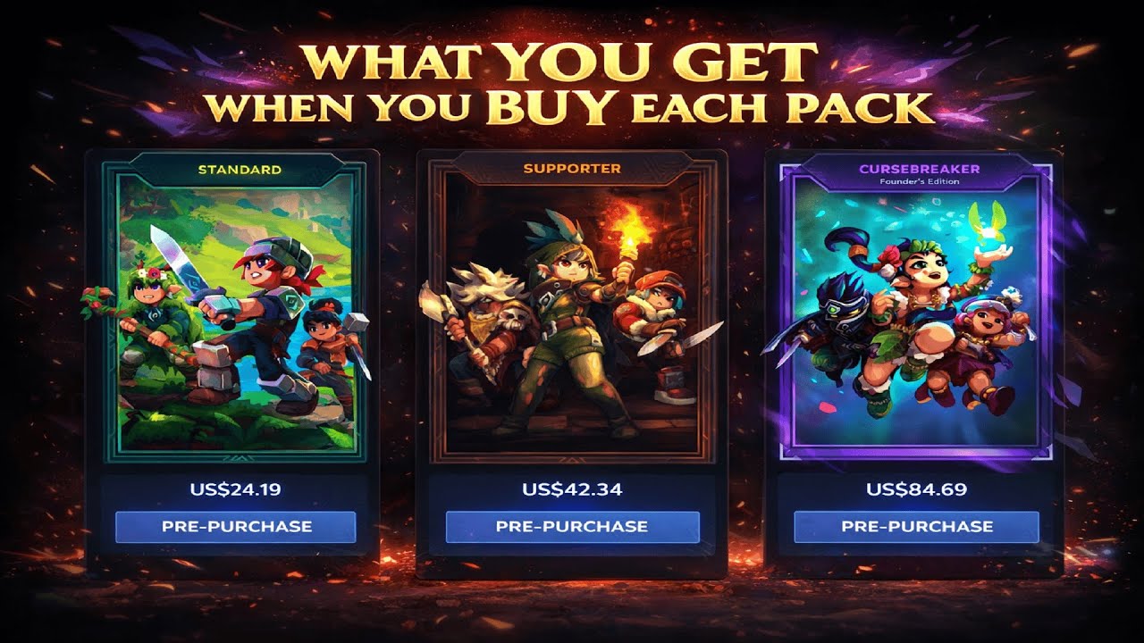 Hytale Pack Cosmetics Showcase | Standard, Supporter & Cursebreaker