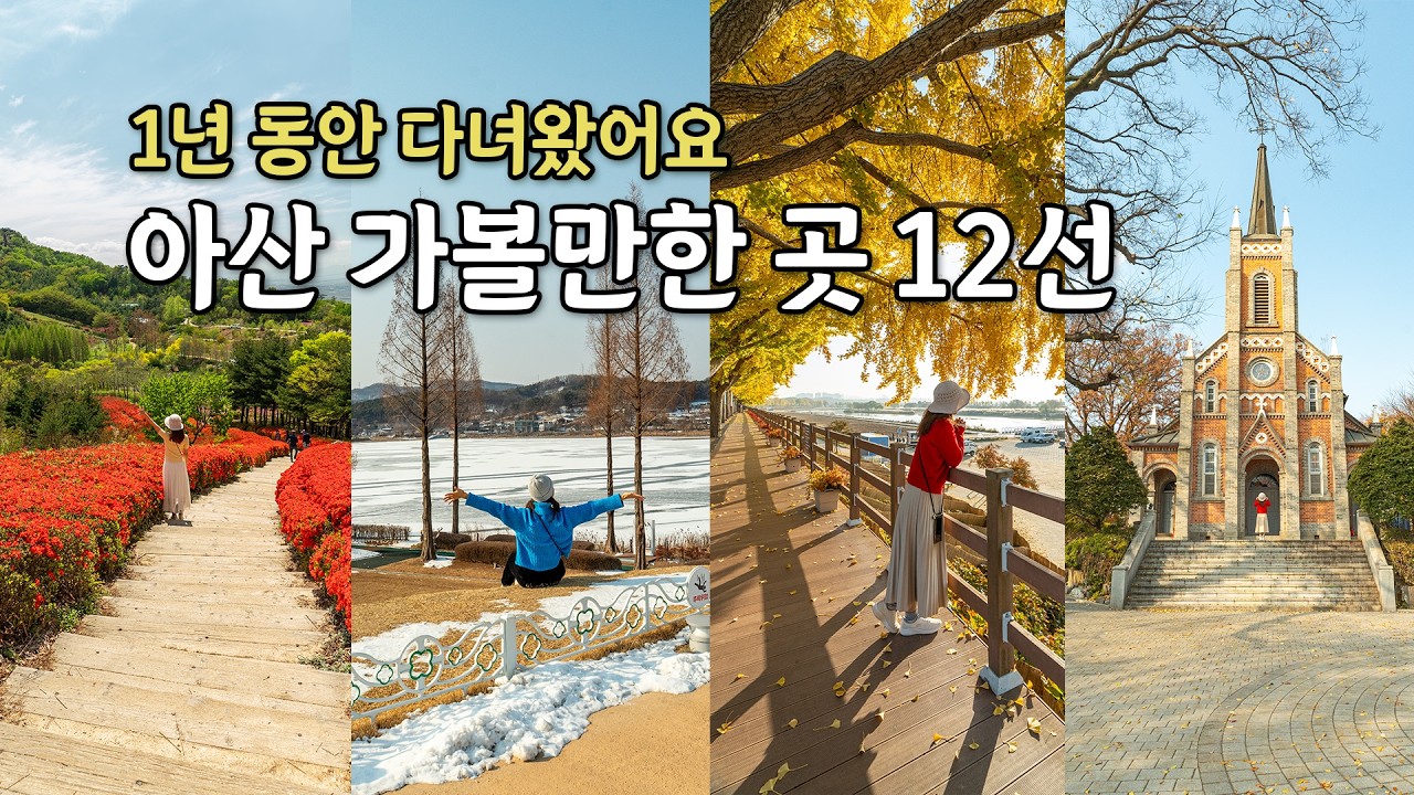 서울에서 1시간! 아산 여행, 이 영상 하나로 종결! 가볼 만한 곳 TOP 12  #서울근교 #주말나들이 #충남여행 #국내여행추천  #koreatrip