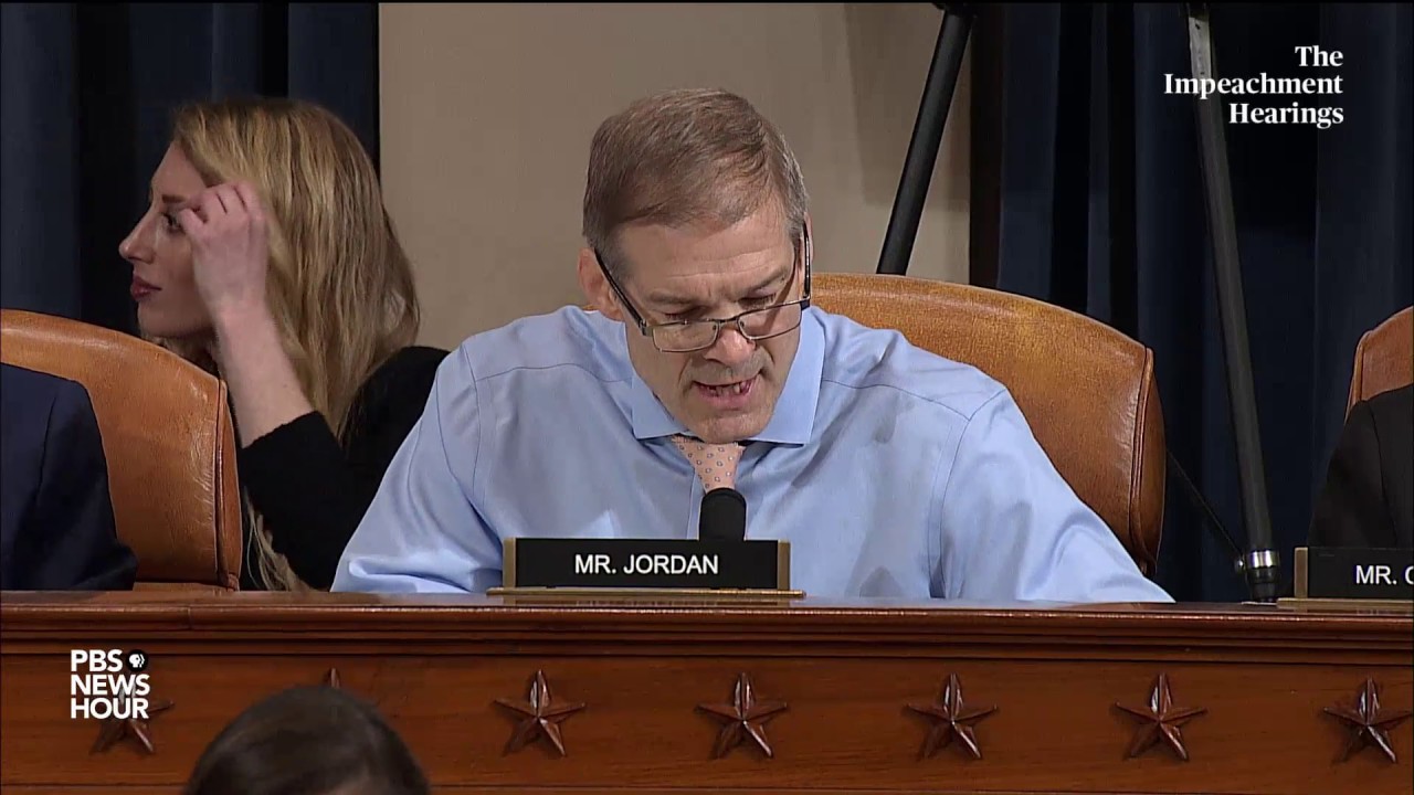 WATCH: Rep. Jim Jordan’s full questioning of Vindman and Williams | Trump's first impeachment