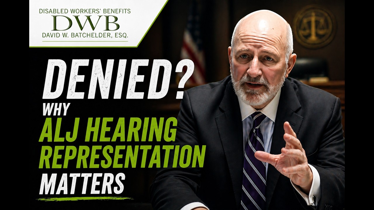Denied for Disability? Why ALJ Hearing Representation Matters