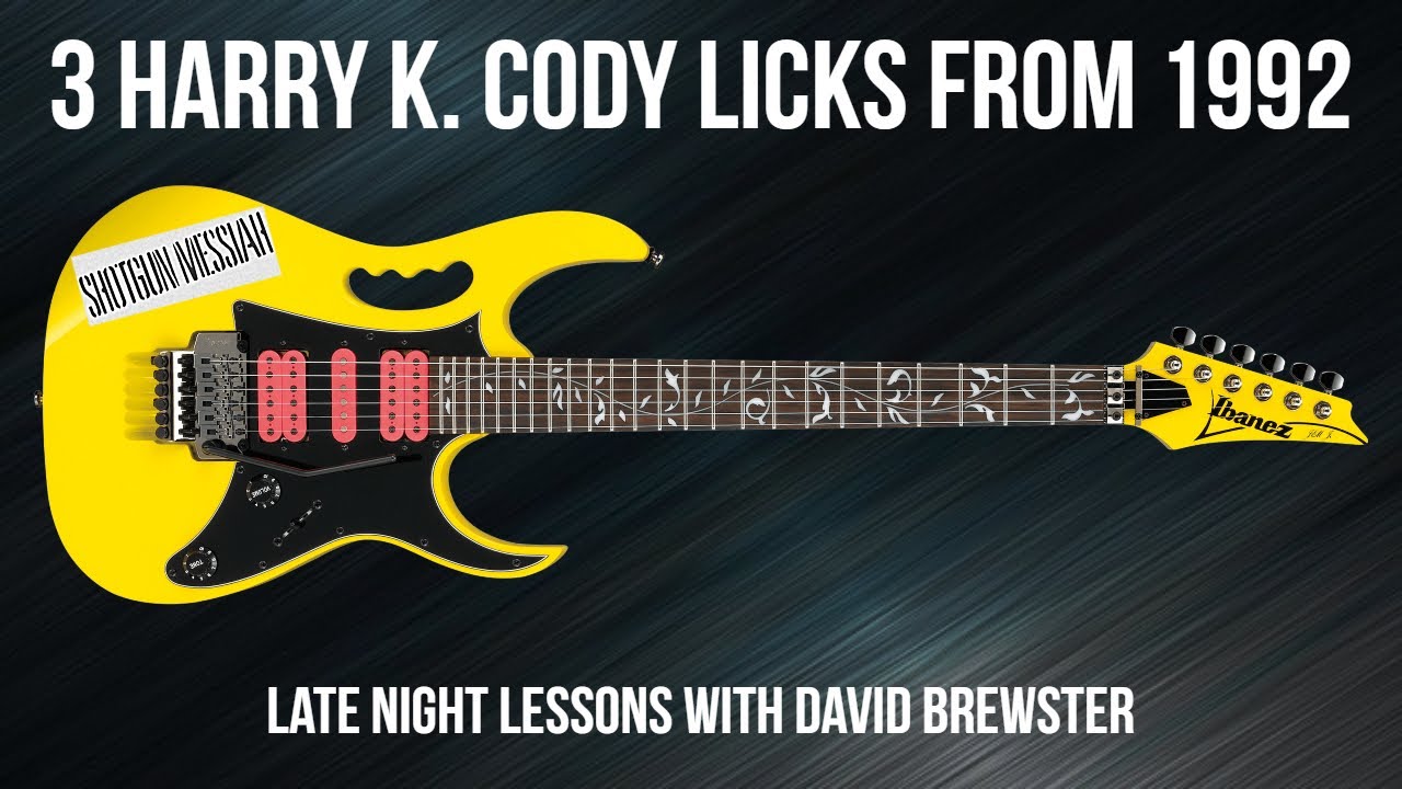 3 Harry K. Cody Licks From 1992