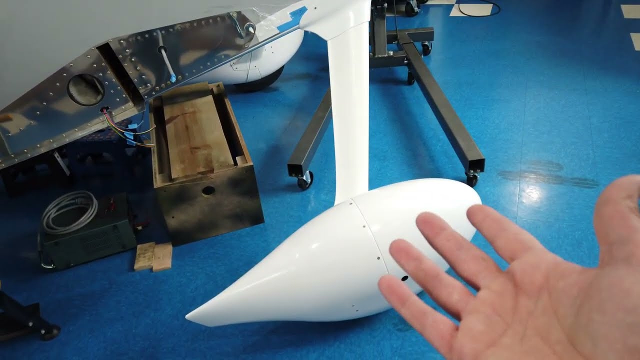 Vans RV 7 HINT Videos Gear Stiffener Install Final